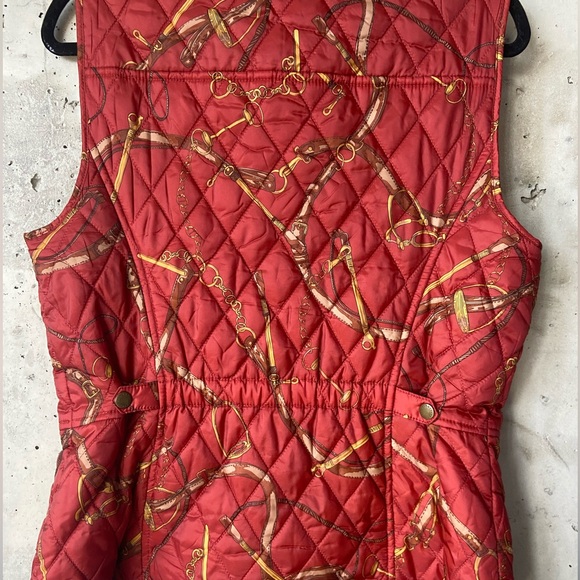 Talbots Equestrian Quilted Vest - Picture 4 of 8